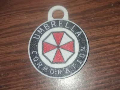 Umbrella Logo Keychain