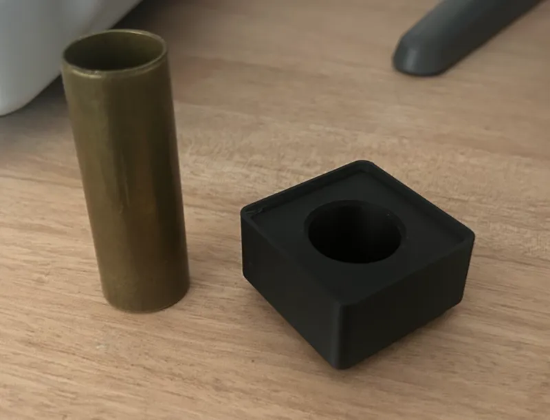 Gridfinity 1x1 - 22mm Diameter Guitar Slide Holder