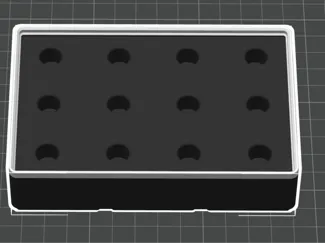 2x3x4 Gridfinity Solder Tip Holder with Magnets