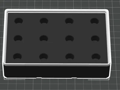 2x3x4 Gridfinity Solder Tip Holder with Magnets
