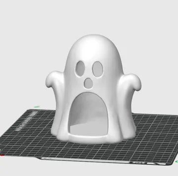 Adorno temático: Simple Halloween Ghost Glow LED Holder — vista de referencia 4