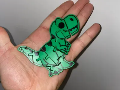 flexible dino fidget