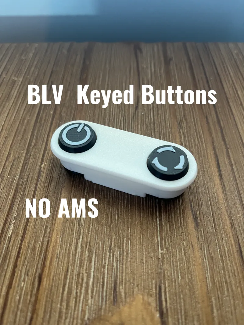 Multi-Colored BLV Keyed Buttons for X1C - NO AMS