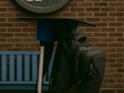 Folding Cart Laptop Mount