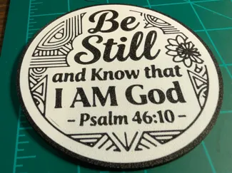 Be Still Coaster