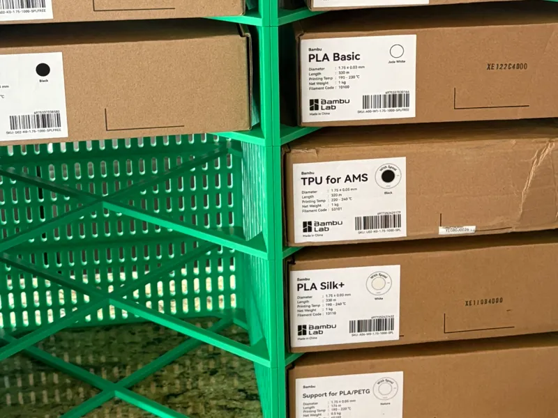 Heavy Duty Modular Filament Storage System