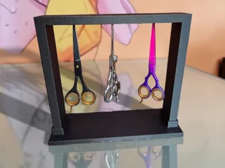 Magnetic Barber Scissors Holder Shear Stand
