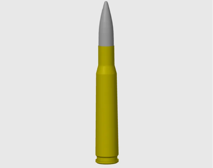 Douille 50 cal (calibre OTAN 12,7x99) - maquette décorative