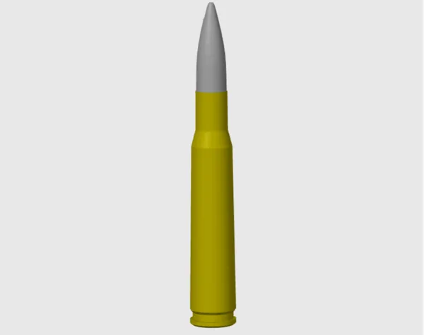 Douille 50 cal (calibre OTAN 12,7x99) - maquette décorative