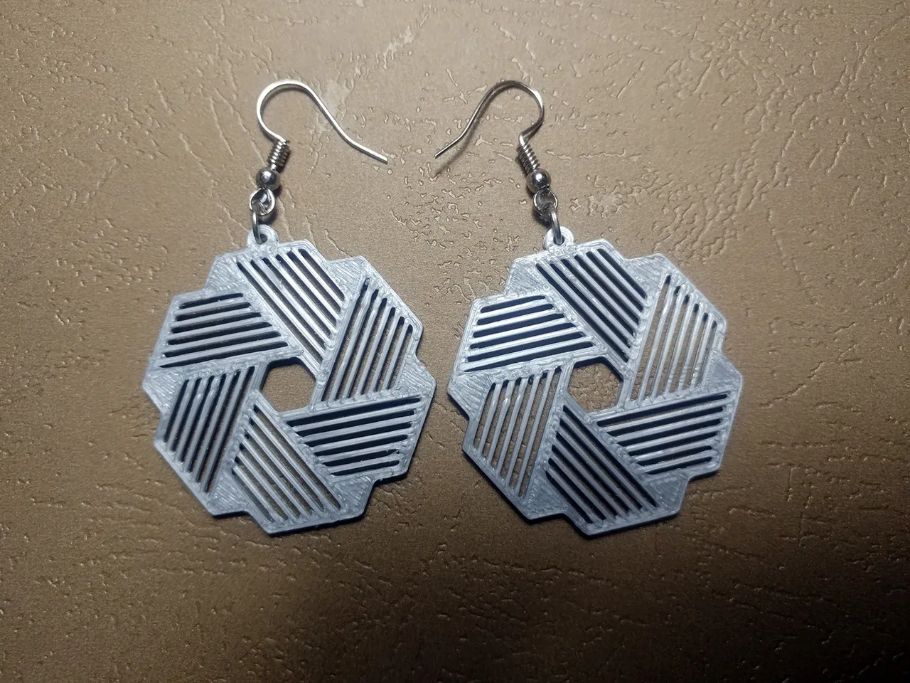 Woven Geometry Earrings view 4