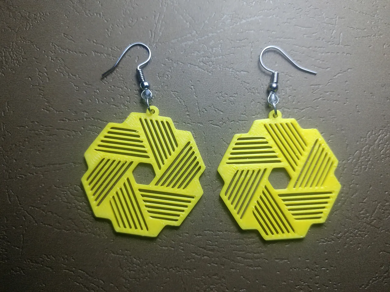 Woven Geometry Earrings view 3