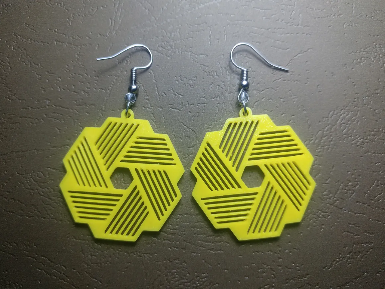 Woven Geometry Earrings view 2