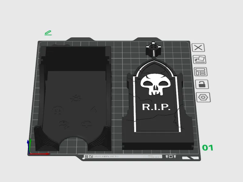 MAGIC THE GATHERING GRAVEYARD CARD TRAY 