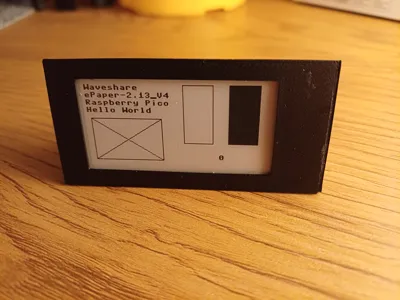 Case for Raspberry Pi Pico + Waveshare ePaper-2.13