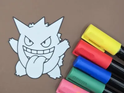 Gengar Coloring