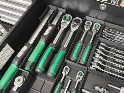 Stahlwille 1/2" ratchet gridfinity low profile bin
