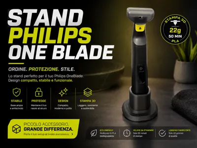 The best minimal stand for Philips One Blade