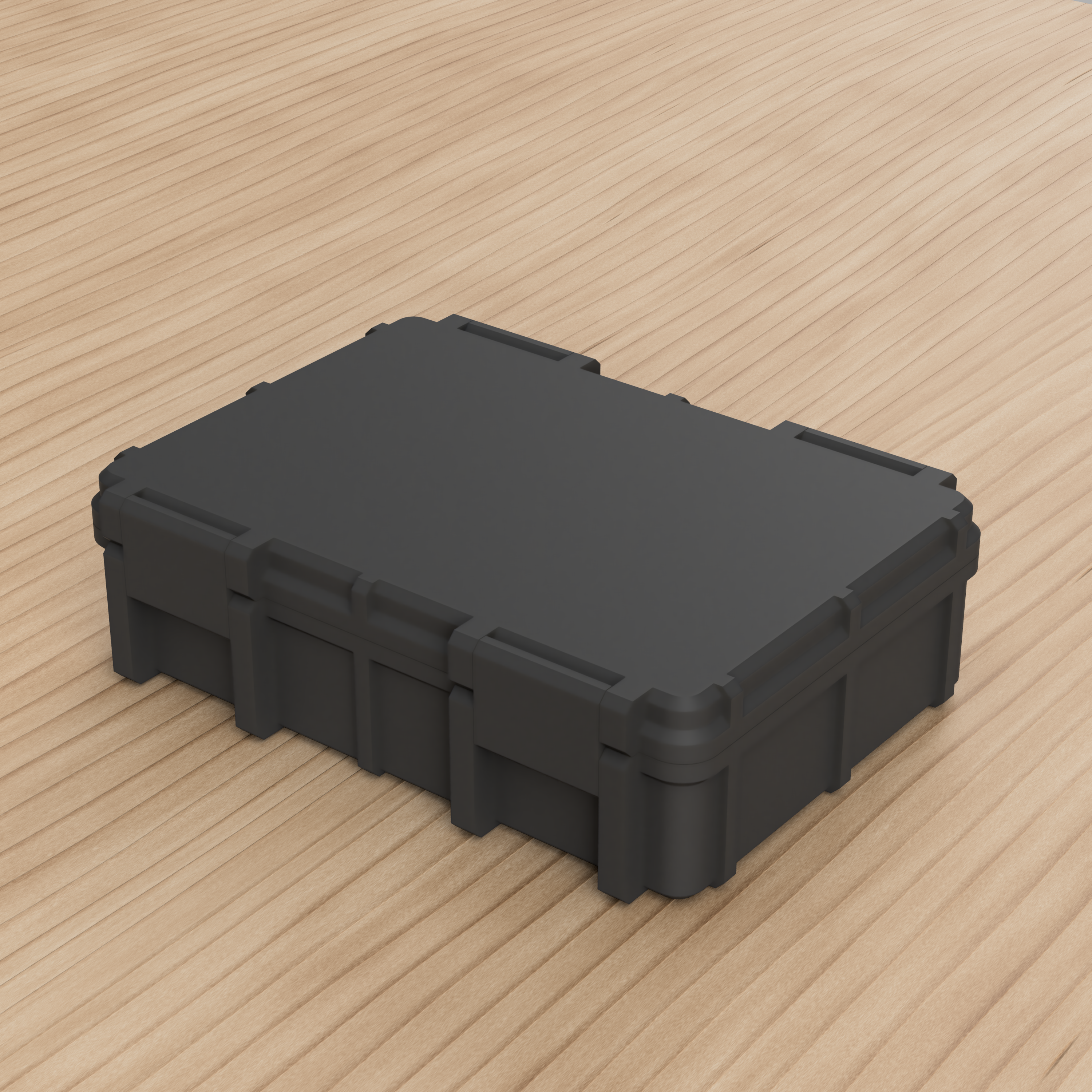 Miniatura 1 do modelo 3D Parametric Rugged Storage Box