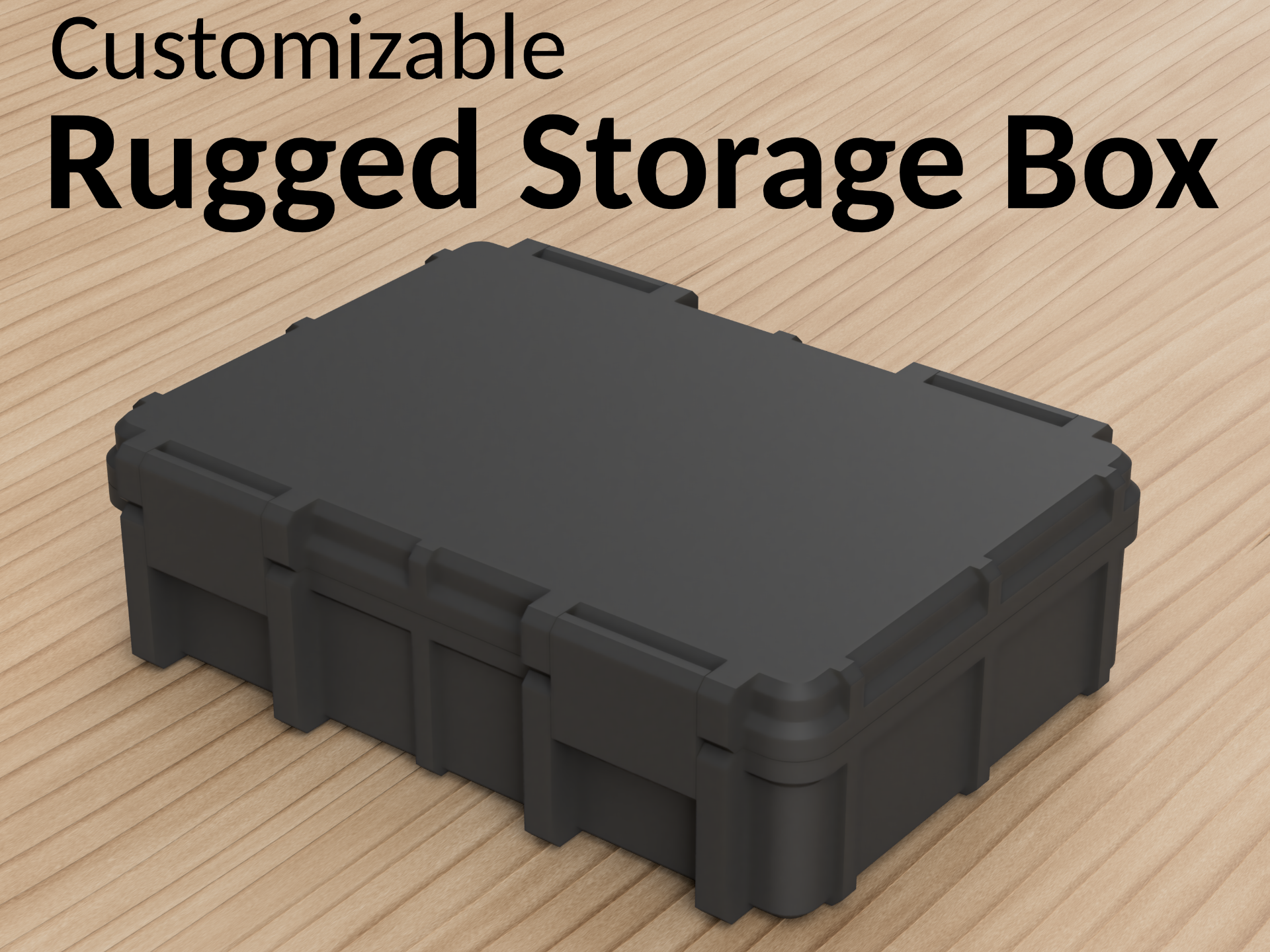 Parametric Rugged Storage Box