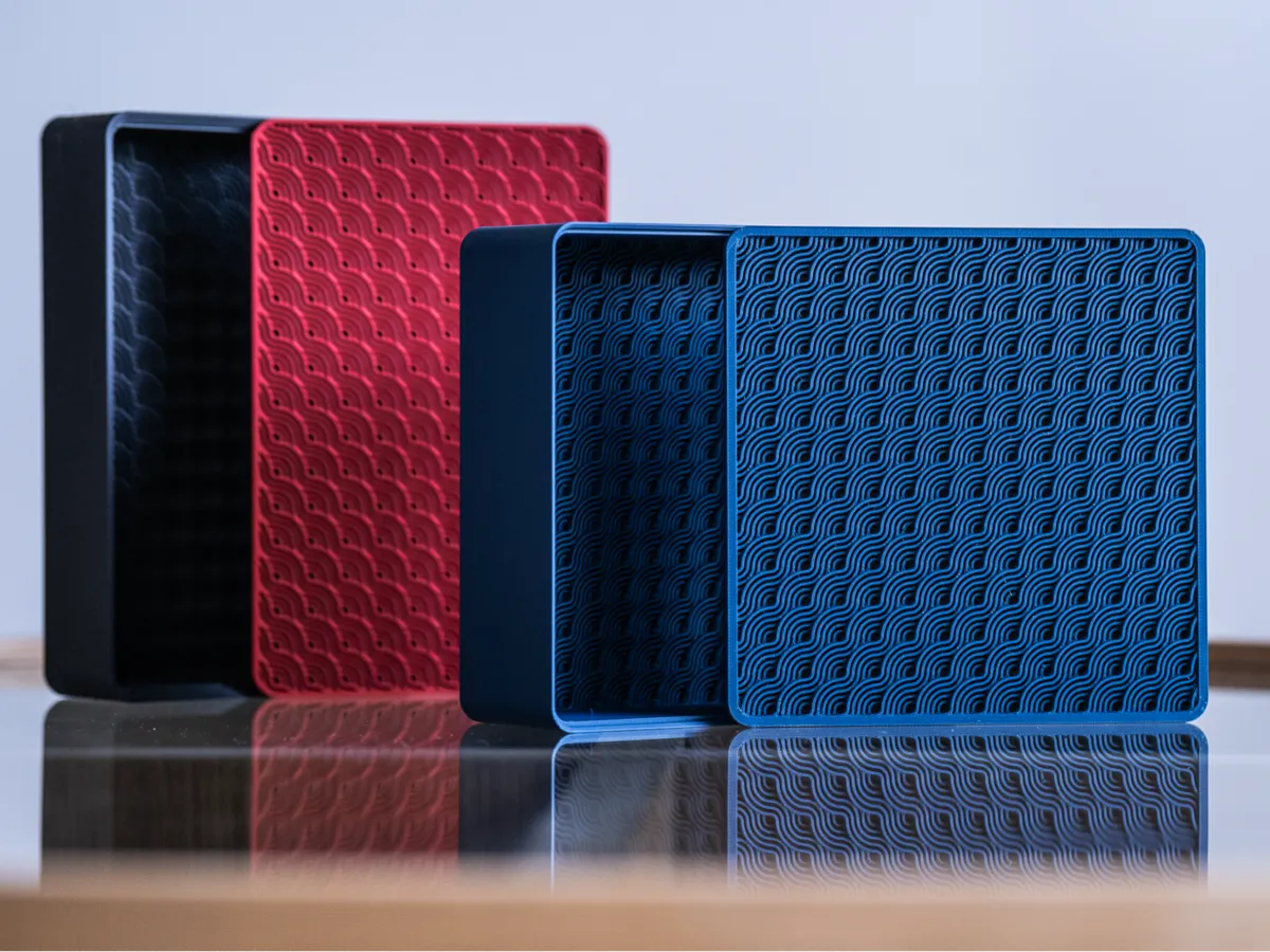 Unique Gift Box Series - Diagonal Ripple - Free 3D Print Model - MakerWorld