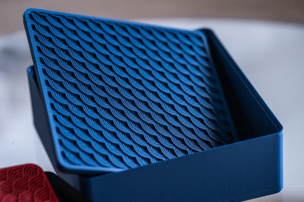 Unique Gift Box Series - Diagonal Ripple - Free 3D Print Model - MakerWorld