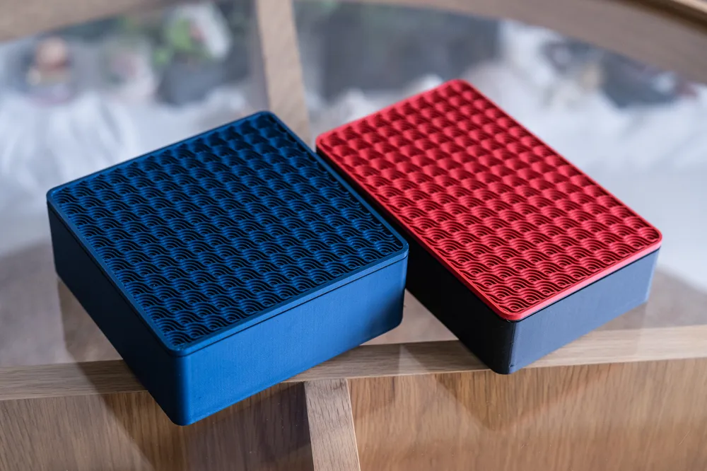 Unique Gift Box Series - Diagonal Ripple - Free 3D Print Model - MakerWorld