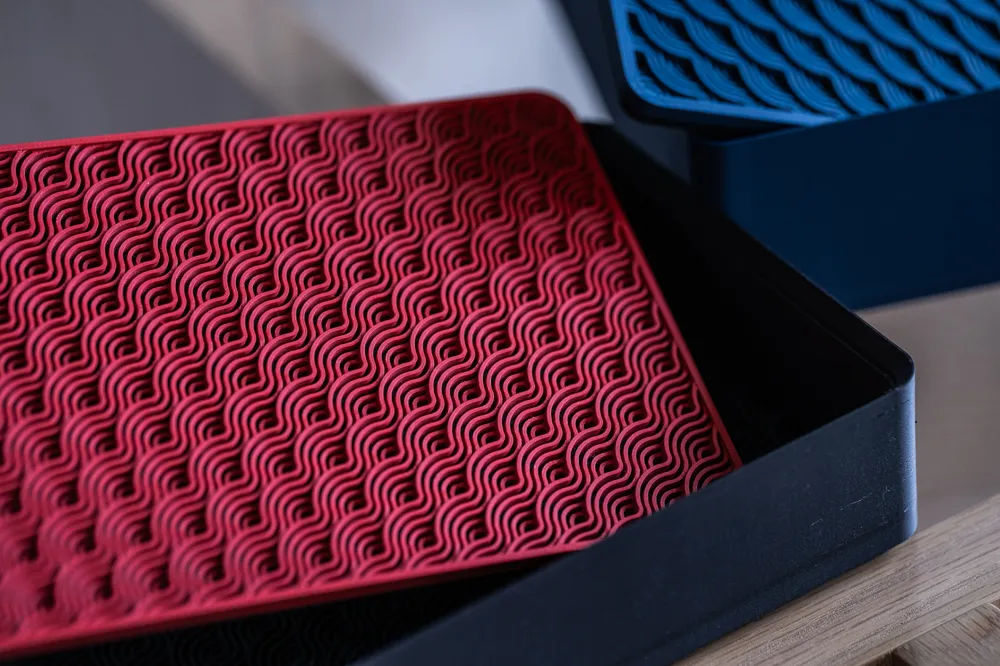 Unique Gift Box Series - Diagonal Ripple - Free 3D Print Model - MakerWorld