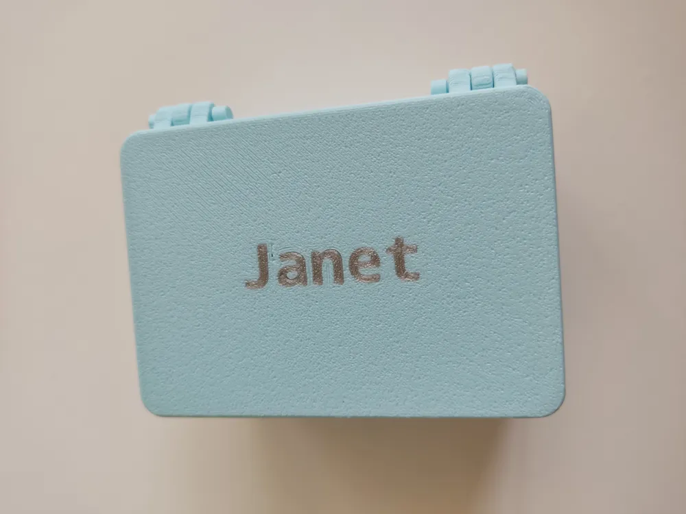 BOX - no screws no supports (optional label) - Free 3D Print Model ...