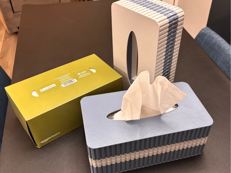 Tissue Box Holder for Amazon Basics tissues boxes