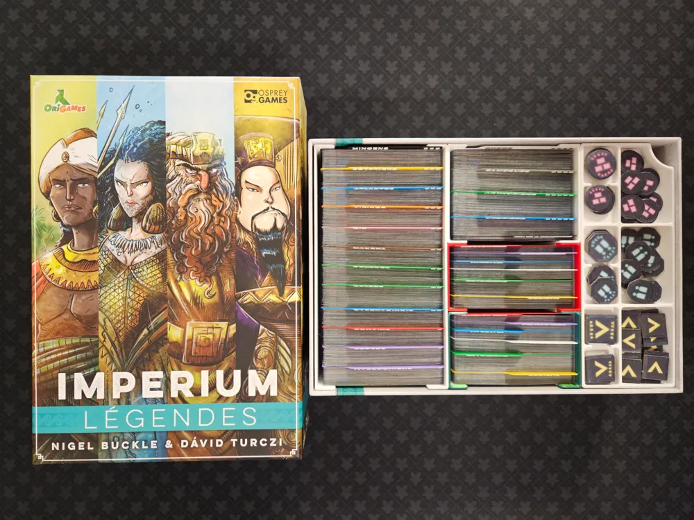 Organizador: Imperium Classics & Imperium Legends - Insert. Referencia del modelo original.