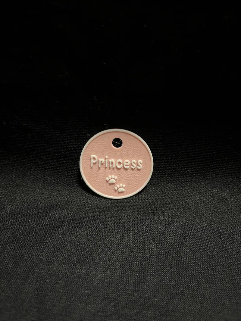 Princess Pet Tag