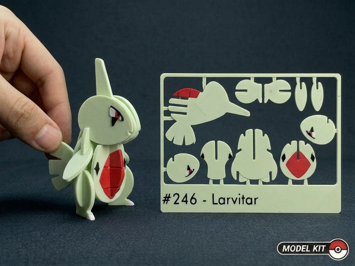 Pokemon #246 - Larvitar kit card - 1