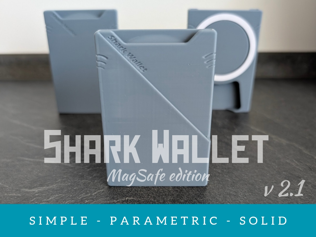 Shark Wallet v2.1 – MagSafe Version