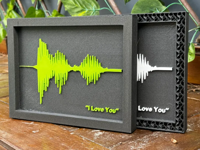 "I Love You" Soundwave | Soundprint | Display