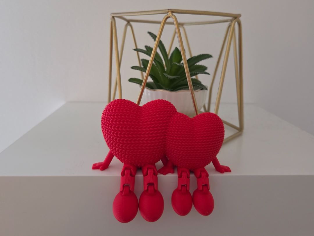 Cuori Innamorati Knitted - Articolati a maglia