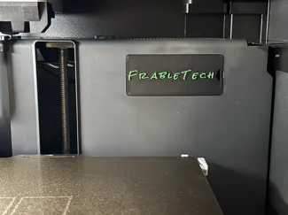 X1C / P1S Carbon Air Filter Cover with Custom Text
