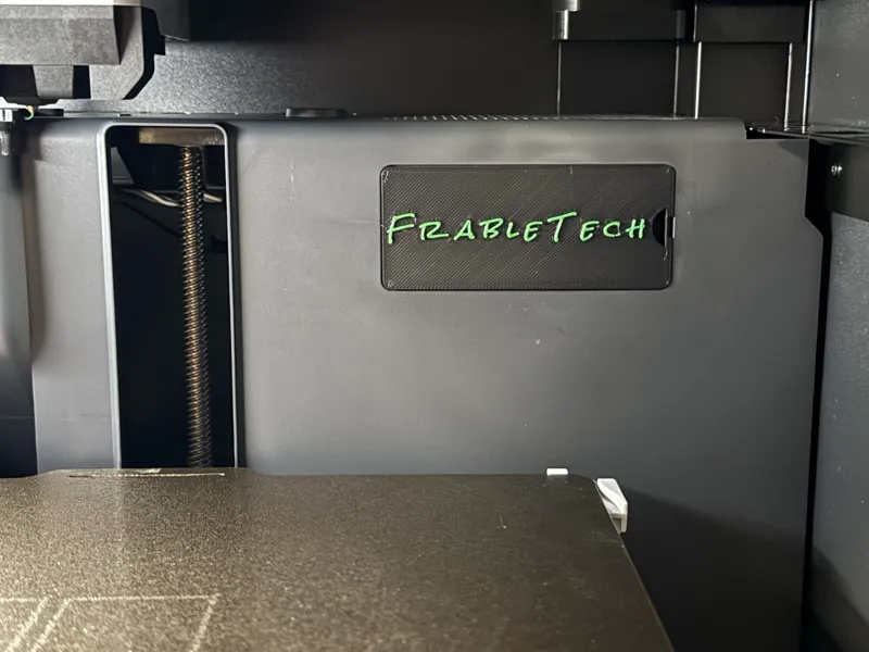 X1C / P1S Carbon Air Filter Cover with Custom Text