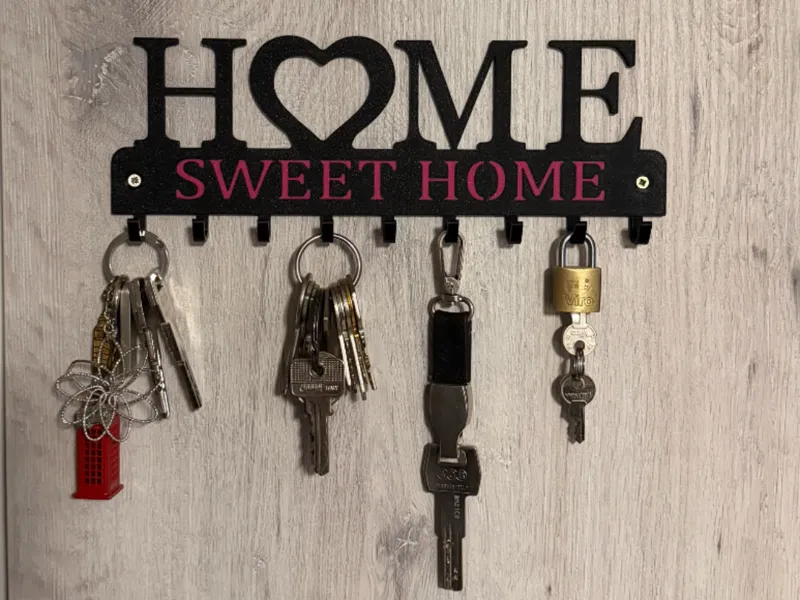 Home Sweet Home - Portachiavi da Parete 