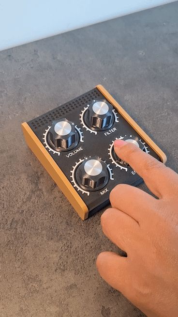 Mechanical Desk Clicker|Retro Synth Fidget Toy