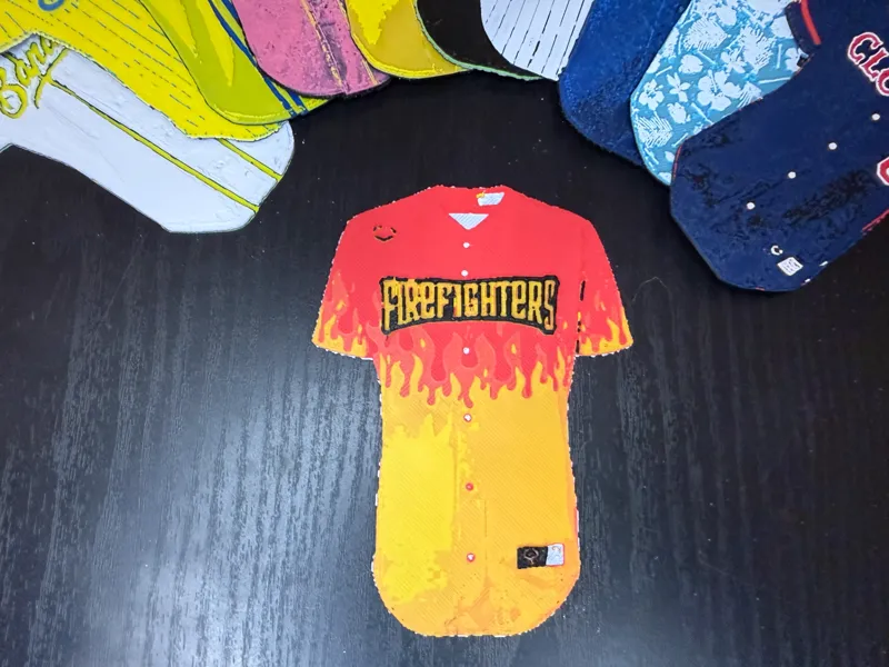 Red Flame Firefighters Jersey