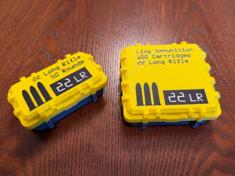 22 LR Ammo Boxes inspired by the game Starfield