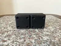 Support Gridfinity pour 2 batteries Sony NP-F750 — photo 2