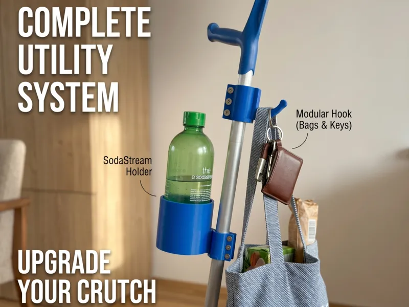 Modular Forearm Crutch Attachments