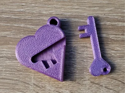 Love Heart with Key