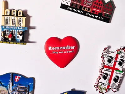 Heart magnet - Buy me a beer!