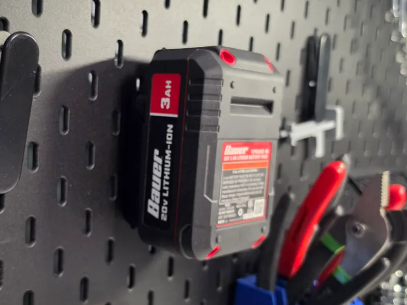 IKEA SKADIS Bauer 20v Battery Mount