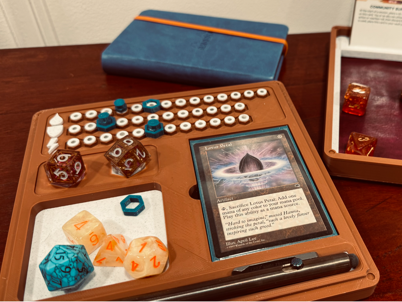 Daggerheart Player Board, Stat Tracker, and Tray