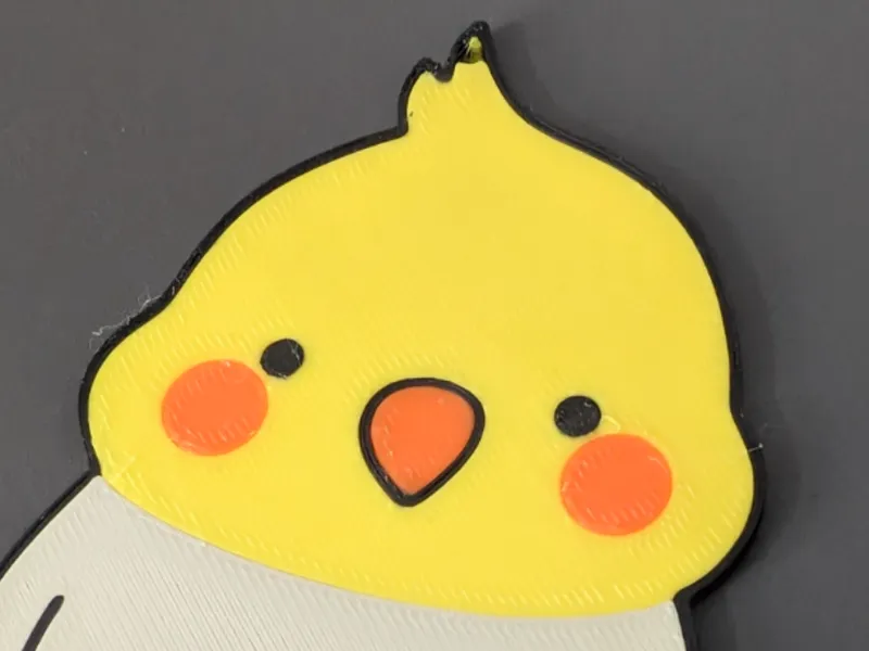 Cute Cockatiel Parrot Christmas Ornament