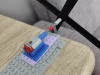 Support moteur DC compatible briques LEGO — photo 1