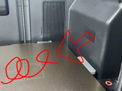 Active filament drying inside the p2s for free